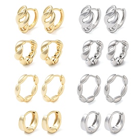 Brass Hoop Earrings for Women