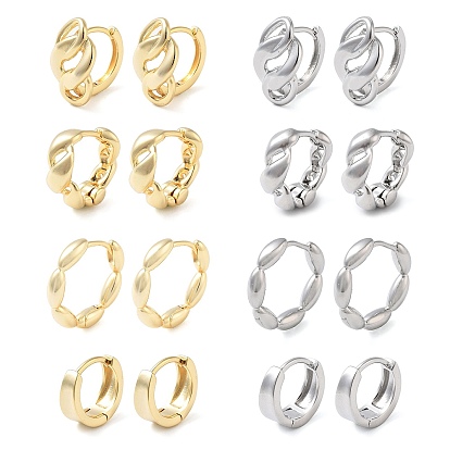 Латунь обруч серьги для женщин