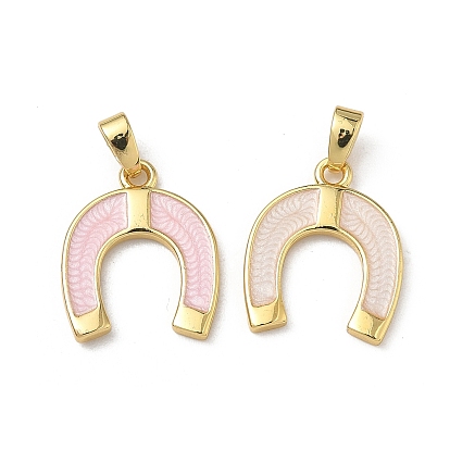 Латунь эмаль подвески, подковы очарование