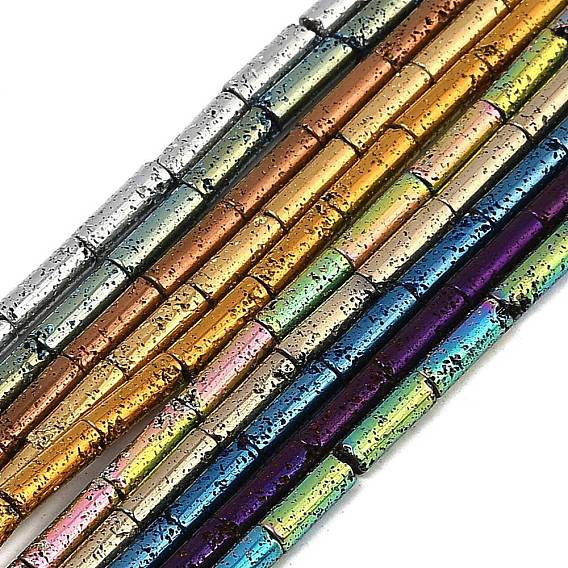 Гальванические бусины из натуральной лавы, колонка