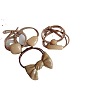 Acrylic Geometric Square Butterfly Bow Ball Hair Tie Set - Fashionable, Stylish, Feminine.