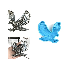 DIY Eagle Display Decoration Silicone Molds, Resin Casting Molds, For UV Resin, Epoxy Resin Jewelry Making