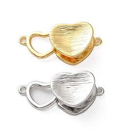 Латуни блокировки застежками, сердце