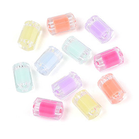 Прозрачные акриловые бусины, бусины в бусине, колонка