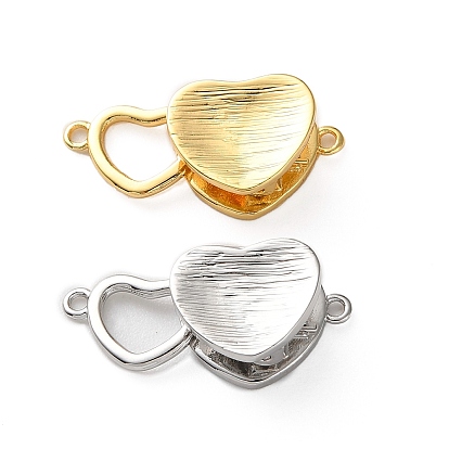 Латуни блокировки застежками, сердце