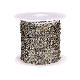 Железные кабельные цепи с латунным покрытием, несварные, с катушкой