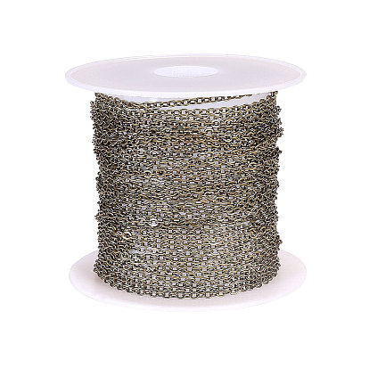 Железные кабельные цепи с латунным покрытием, несварные, с катушкой