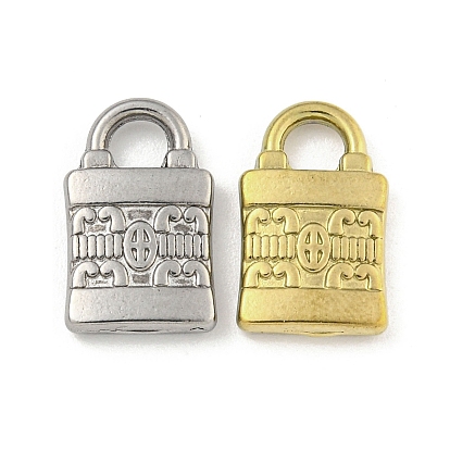 Ионное покрытие (ip) 304 брелоки из нержавеющей стали, подвесной замок