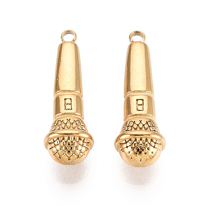 304 подвески из нержавеющей стали, микрофон, ионное покрытие (ip)