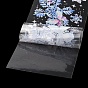 Winter Theme PET Waterproof Adhesive Tape, Snowflake Decorative Tape for DIY Scrapbooking, Card Making