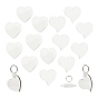 Sublimation Blanks Keychains, MDF Board Heat Transfer Keyring, for Heat Press, Heart