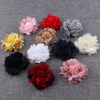 Fabric Flower for DIY Hair Accessories, Imitation Flowers for Shoes and Bags