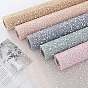 Snow Point Yarn Flower Wrapping Paper, DIY Crafts Florist Bouquet Paper