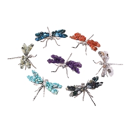 Gemstone Display Decorations, Home Decorations, Dragonfly