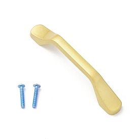 Zinc Alloy Bar Cabinet Door Knobs, Kitchen Drawer Pulls Cabinet Handles, with Iron Screws