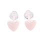 Porcelain Stud Earrings, Heart