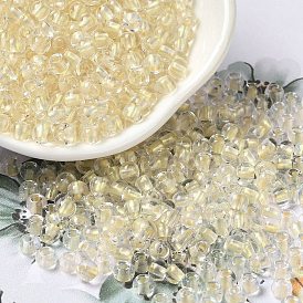 6/0 Transparent Colours Glass Seed Beads, Rondelle