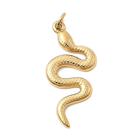 304 подвески из нержавеющей стали, очарование змеи, ионное покрытие (ip), с целью перехода в кольце