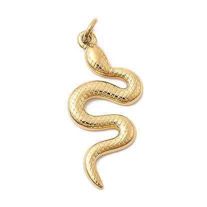 304 подвески из нержавеющей стали, очарование змеи, ионное покрытие (ip), с целью перехода в кольце