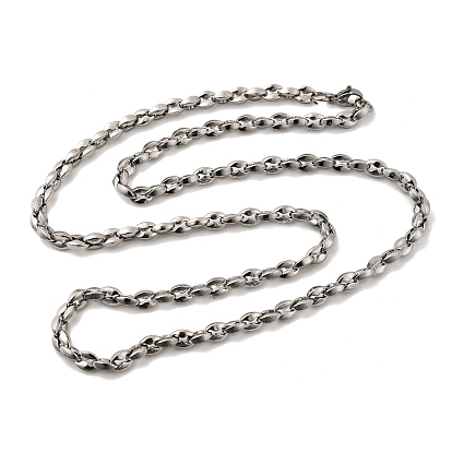 304 Женские ожерелья из нержавеющей стали в виде кофейных зерен