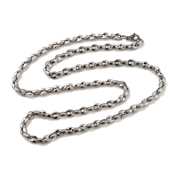 304 Женские ожерелья из нержавеющей стали в виде кофейных зерен