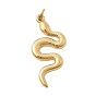 304 подвески из нержавеющей стали, очарование змеи, ионное покрытие (ip), с целью перехода в кольце