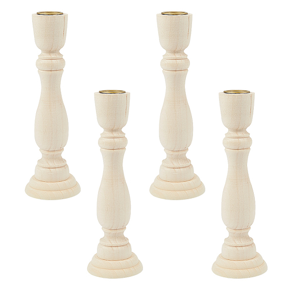 Solid Wood Candle Holder, for Weddings or Parties as Well as Home Decoration