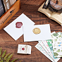 CRASPIRE Envelope and Floral Pattern Thank You Cards Sets, with Adhesive Wax Seal Stickers, for Mother's Day Valentine's Day Birthday Thanksgiving Day