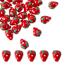 30 бусины лэмпворк шт., 3 d клубники