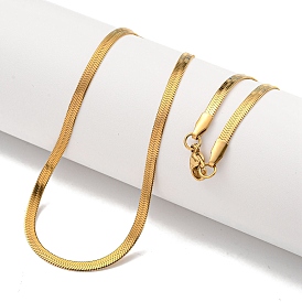Brass Snake Chain Necklaces for Women