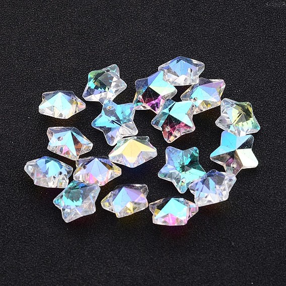 Стеклянные подвески, граненый Рождественская звезда