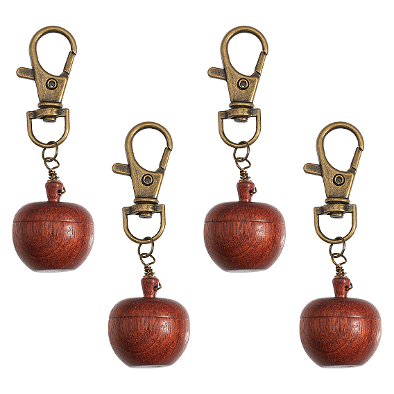 Деревянная шкатулка для яблок ювелирное украшение подвеска, с сплава шарнирного когтя омара застежками