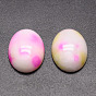 Dyed Oval Natural Jade Cabochons
