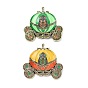 Эмалевые булавки в виде кареты из тыквы, броши из сплава для одежды рюкзака