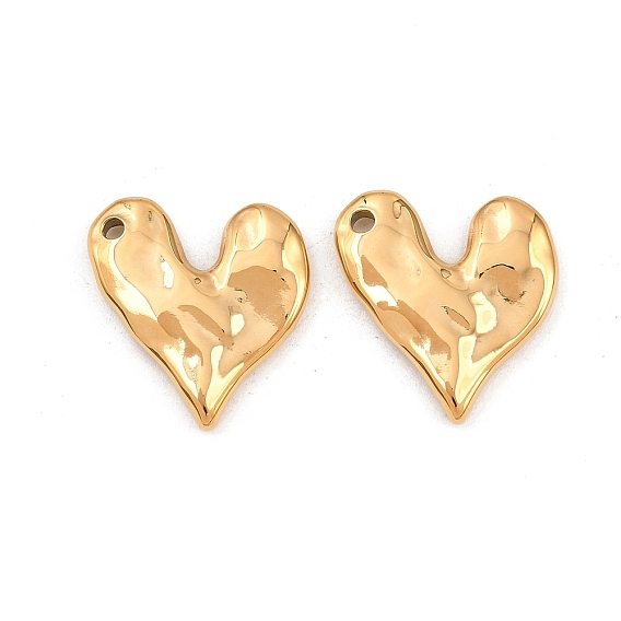 304 подвески из нержавеющей стали, сердце, без свинца и без кадмия, ионное покрытие (ip)