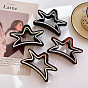 Star Shape Cellulose Acetate & Rhinestones Large Claw Hair Clips, Hair Accessories for Women and Girls