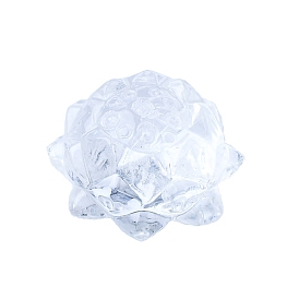 Натуральный кварцевый кристалл лотоса скульптура дисплей украшения, для домашнего офисного стола