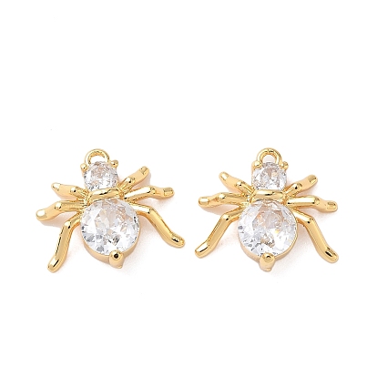 Латунь с кубическим цирконием подвеской, прелести паука, без никеля 