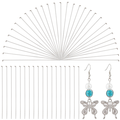 220 шт. 304 штифты с плоской головкой из нержавеющей стали