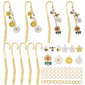 Наборы для изготовления подвесок из эмалевого сплава в виде цветочных пчел своими руками