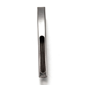 304 Stainless Steel Tube Beads, Curved Tube Beads