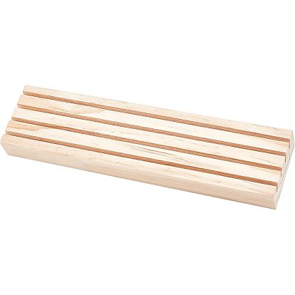 Стенды с прорезями из бука, для ювелирного колье, Кольца, Серьги, браслеты дисплей
