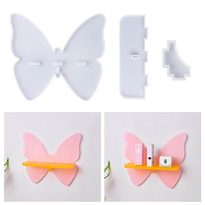 Support suspendu papillon, moule en silicone, bricolage, moules de résine, pour la résine UV, fabrication artisanale de résine époxy