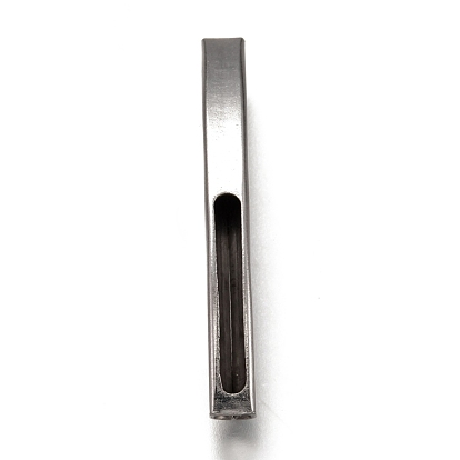 304 Stainless Steel Tube Beads, Curved Tube Beads
