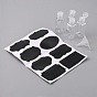 PET Flip Top Cap Squeeze Bottles, with Plastic Funnel Hopper and Chalkboard Sticker Labels