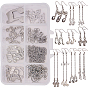 DIY Earring Making, with 304 & 201 Stainless Steel Charm and Brass Earring Hooks