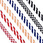 30M 6 Colors Printed Polyester Piping Cord, Bias Tape with Cotton Welting Cord Inside