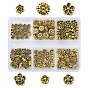 120 Stück 6 Stile tibetischen Stil Legierungsperlen, Blume