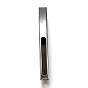304 Stainless Steel Tube Beads, Curved Tube Beads