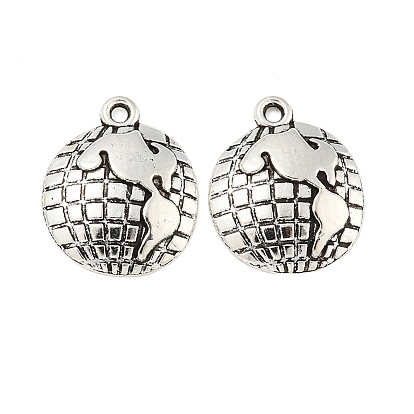 Tibetan Style Zinc Alloy Earth Charms, 2x16x3mm, Hole: 1.5mm, about 500pcs/500g